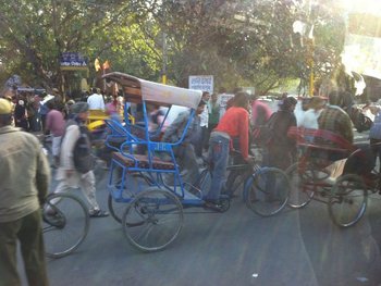 straßen von Delhi