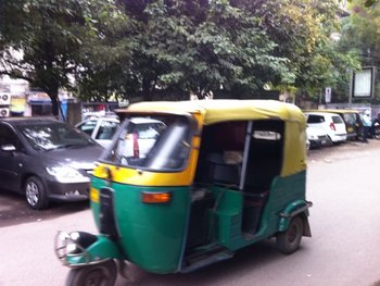 Gasgetriebene Auto-Riksha